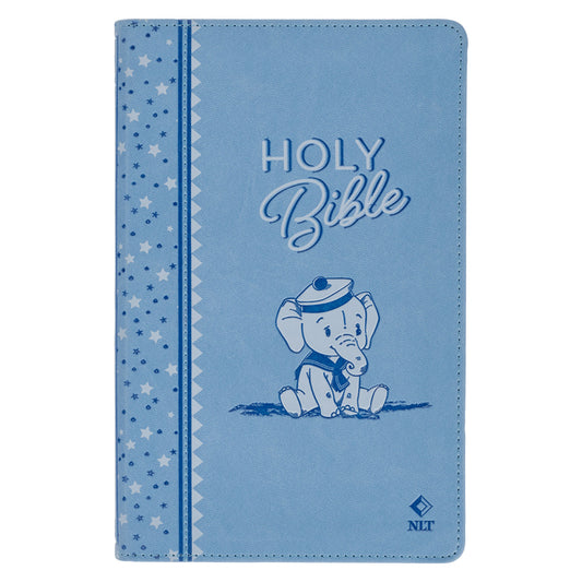 NLT Keepsake Holy Bible for Baby Boys Baptism Easter, New Living Translation, Blue - Ingram