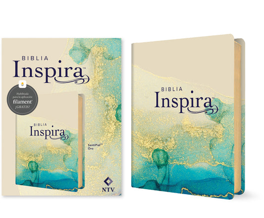 Biblia Inspira Ntv Con Filament (Sentipiel, Oro) - Ingram