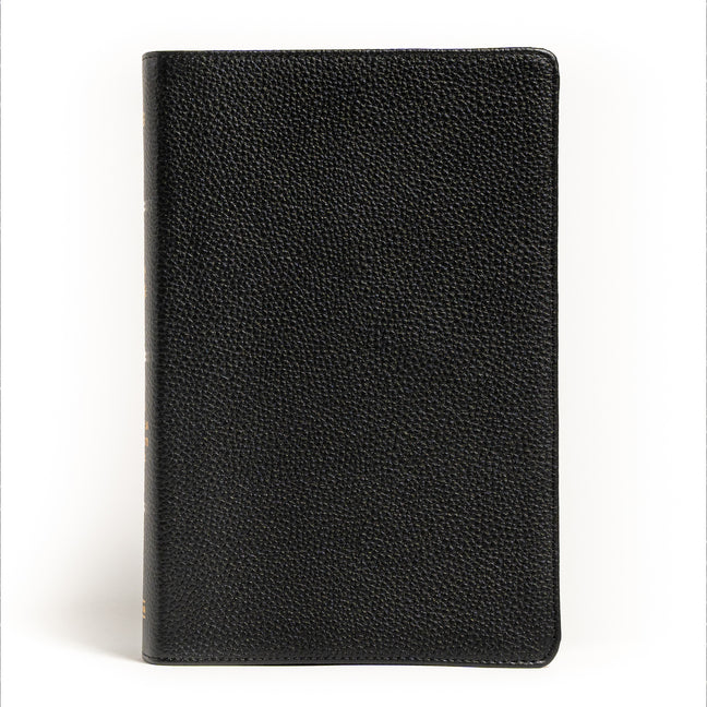 NASB Large Print Personal Size Reference Bible, Black Genuine Leather - Ingram