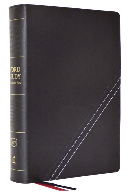 Kjv, Word Study Reference Bible, Bonded Leather, Black, Red Letter, Comfort Print: 2,000 Keywords That Unlock the Meaning of the Bible - Ingram