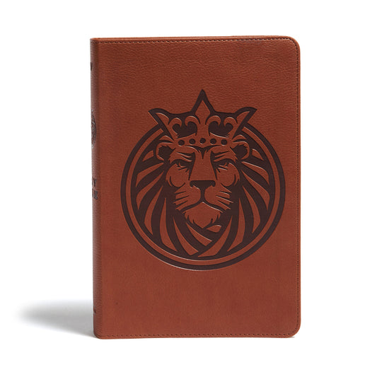 KJV Kids Bible, Lion Leathertouch - Ingram