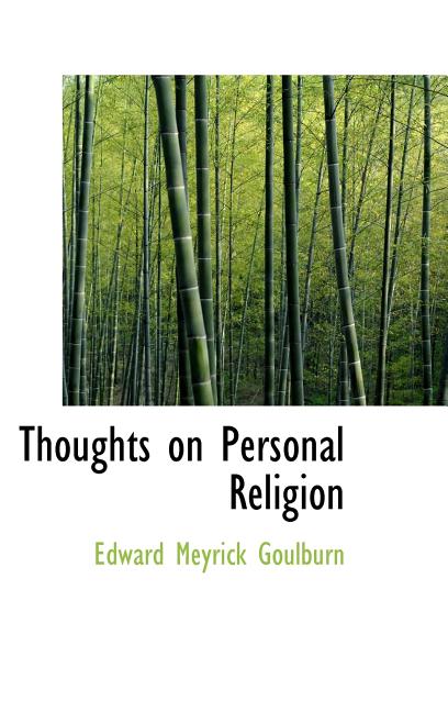 Thoughts on Personal Religion - Ingram