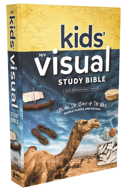 Niv, Kids' Visual Study Bible, Hardcover, Blue, Full Color Interior: Explore the Story of the Bible---People, Places, and History - Ingram