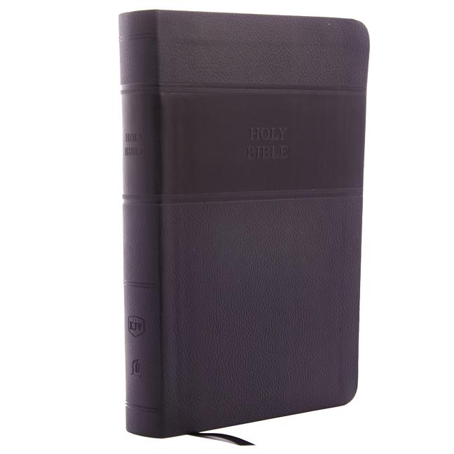 KJV, Reference Bible, Personal Size Giant Print, Imitation Leather, Black, Indexed, Red Letter Edition - Ingram