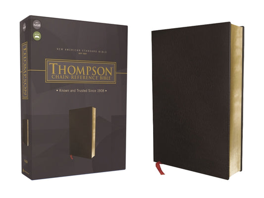 Nasb, Thompson Chain-Reference Bible, Bonded Leather, Black, Red Letter, 1977 Text - Ingram
