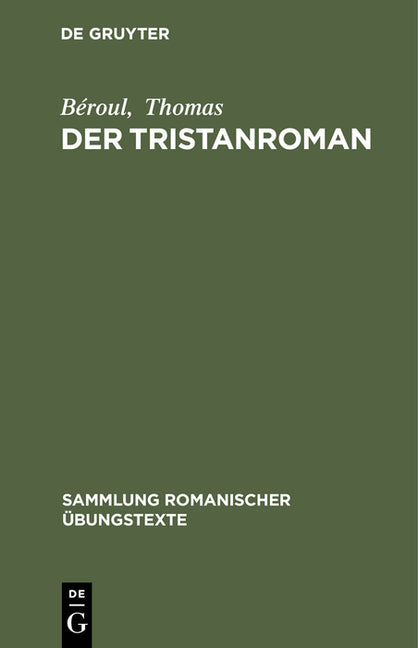 Tristanroman (2. Verb. Auflage. Reprint 2017) - Ingram