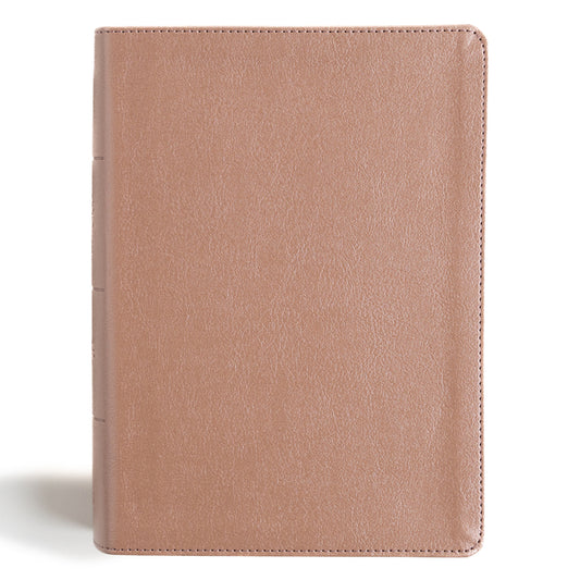 CSB Study Bible, Personal Size, Digital Study Edition, Rose Gold Leathertouch (Digital Study) - Ingram