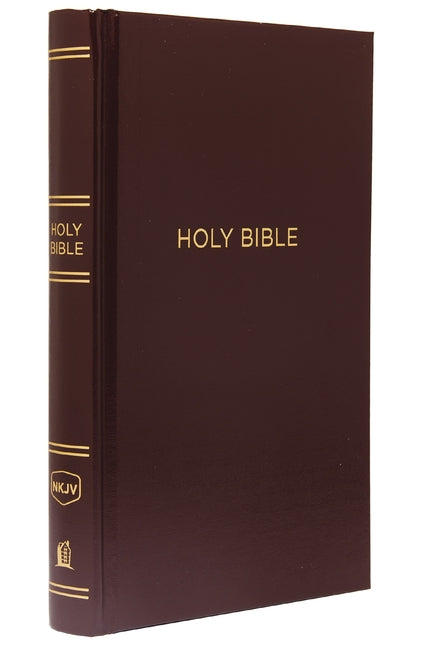 NKJV, Pew Bible, Hardcover, Burgundy, Red Letter Edition - Ingram