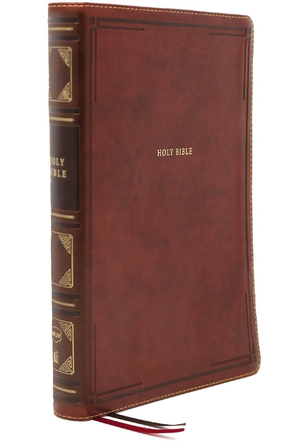 Nkjv, Thinline Reference Bible, Leathersoft, Brown, Red Letter Edition, Comfort Print: Holy Bible, New King James Version - Ingram