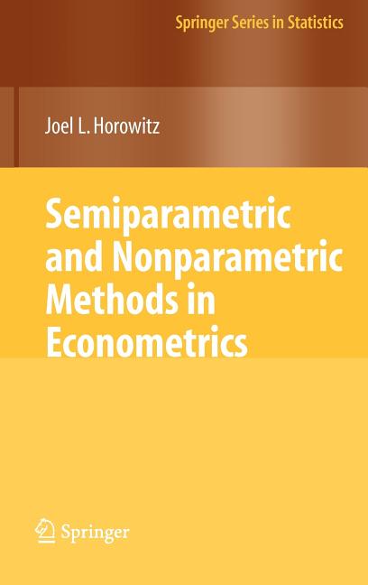 Semiparametric and Nonparametric Methods in Econometrics (2009) - Ingram