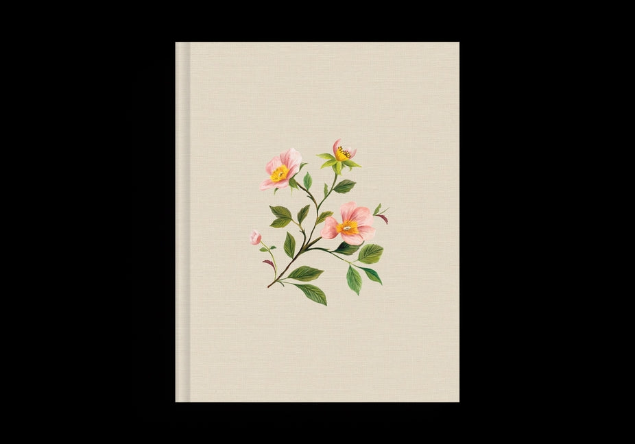 ESV Single Column Journaling Bible (Cloth Over Board, Rosehip Design) - Ingram