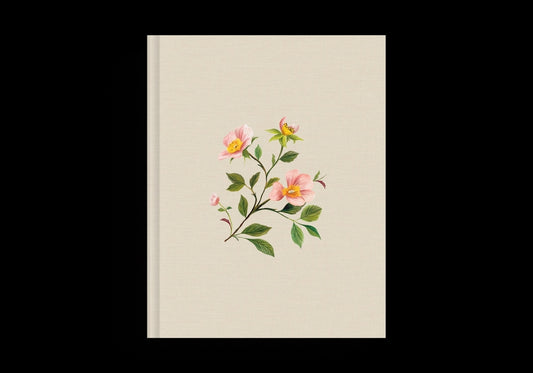 ESV Single Column Journaling Bible (Cloth Over Board, Rosehip Design) - Ingram