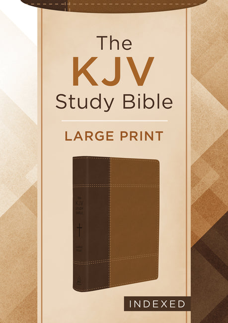 KJV Study Bible, Large Print (Indexed) [Copper Cross] - Ingram
