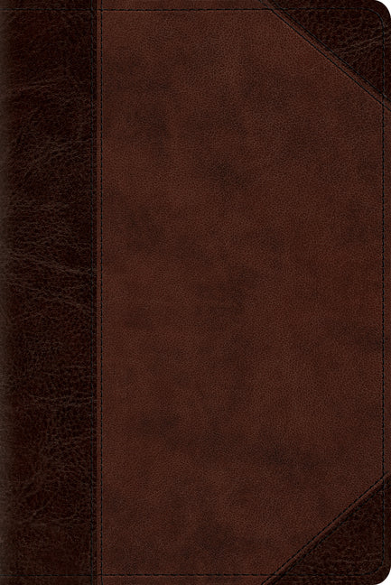 ESV Personal Reference Bible (Trutone, Brown/Walnut, Portfolio Design) - Ingram