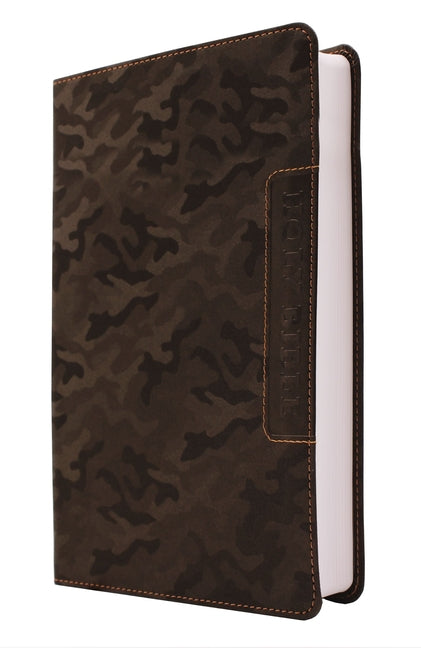 Niv, Boys' Bible, Leathersoft, Brown Camo, Comfort Print - Ingram