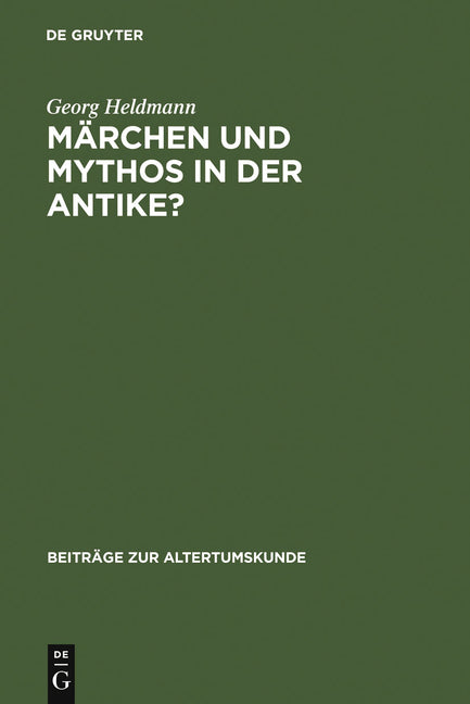 Märchen und Mythos in der Antike? (Reprint 2011) - Ingram