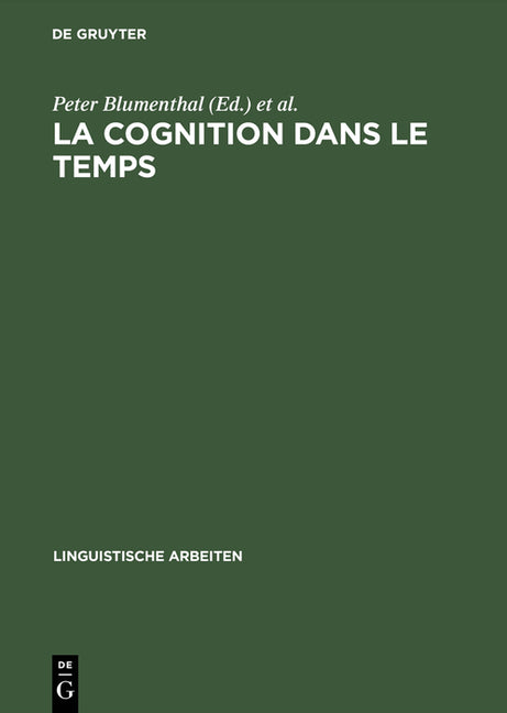 cognition dans le temps (Reprint 2017) - Ingram