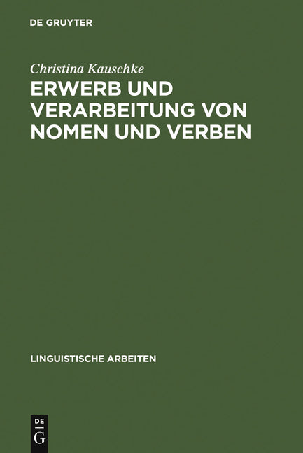 Erwerb und Verarbeitung von Nomen und Verben - Ingram