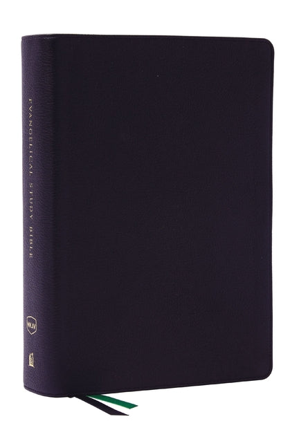 Evangelical Study Bible: Christ-Centered. Faith-Building. Mission-Focused. (Nkjv, Black Genuine Leather, Red Letter, Large Comfort Print) - Ingram