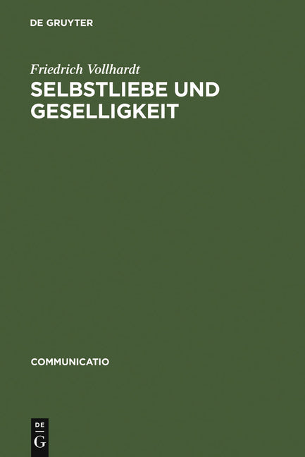 Selbstliebe und Geselligkeit (Reprint 2012) - Ingram
