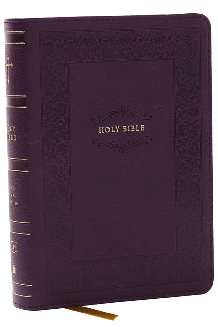 KJV Holy Bible: Compact with 43,000 Cross References, Purple Leathersoft, Red Letter, Comfort Print: King James Version - Ingram
