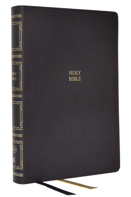 KJV Holy Bible: Paragraph-Style Large Print Thinline with 43,000 Cross References, Black Leathersoft, Red Letter, Comfort Print: King James Version - Ingram