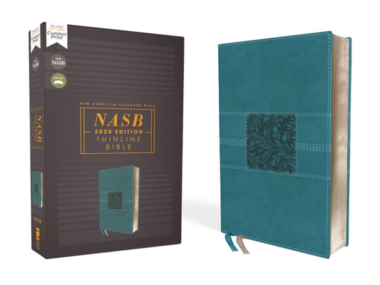 Nasb, Thinline Bible, Leathersoft, Teal, Red Letter Edition, 2020 Text, Comfort Print - Ingram