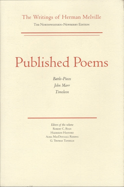 Published Poems: The Writings of Herman Melville Vol. 11 Volume 11 - Ingram