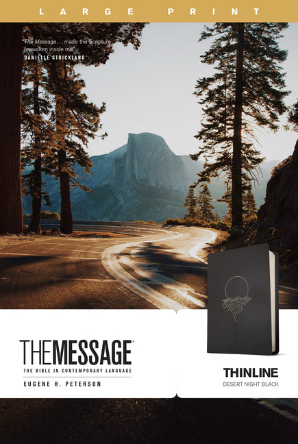 Message Thinline, Large Print (Leather-Look, Desert Night Black) - Ingram
