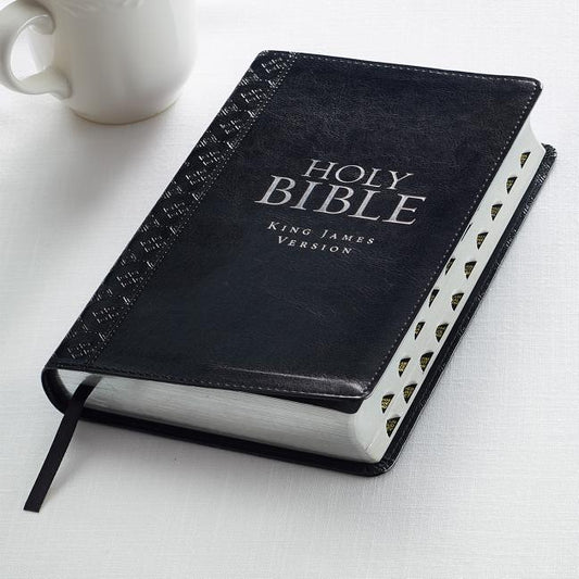 KJV Standard Size Thumb Index Edition: Black - Ingram