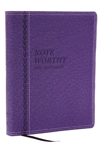 Noteworthy New Testament: Read and Journal Through the New Testament in a Year (Nkjv, Purple Leathersoft, Comfort Print) - Ingram