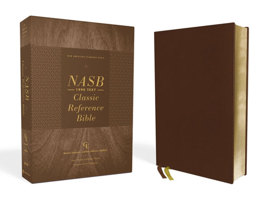 Nasb, Classic Reference Bible, Genuine Leather, Buffalo, Brown, Red Letter, 1995 Text, Comfort Print - Ingram