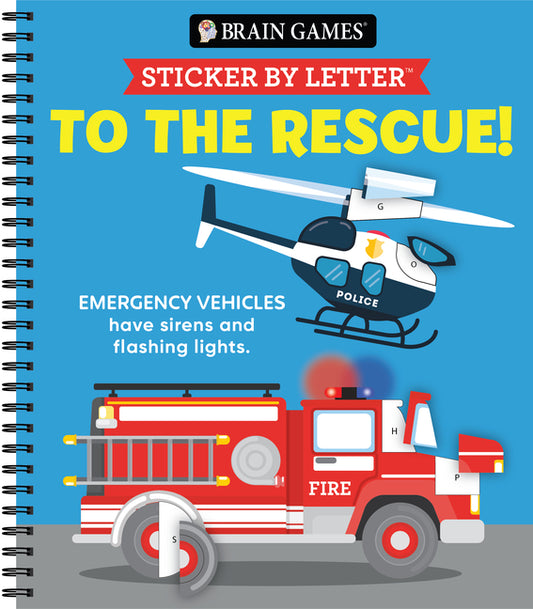 Brain Games - Sticker by Letter: To the Rescue - Ingram