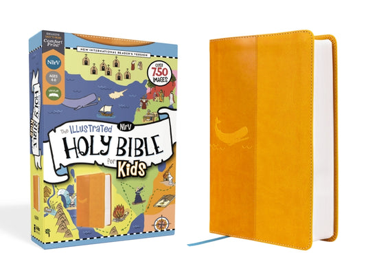 Nirv, the Illustrated Holy Bible for Kids, Leathersoft, Yellow, Full Color, Comfort Print: Over 750 Images - Ingram