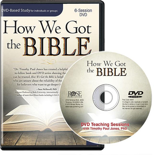 How We Got the Bible 6-Session DVD Based Study Leader Pack - Ingram