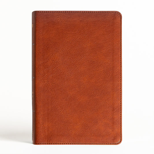 NASB Large Print Personal Size Reference Bible, Burnt Sienna Leathertouch - Ingram