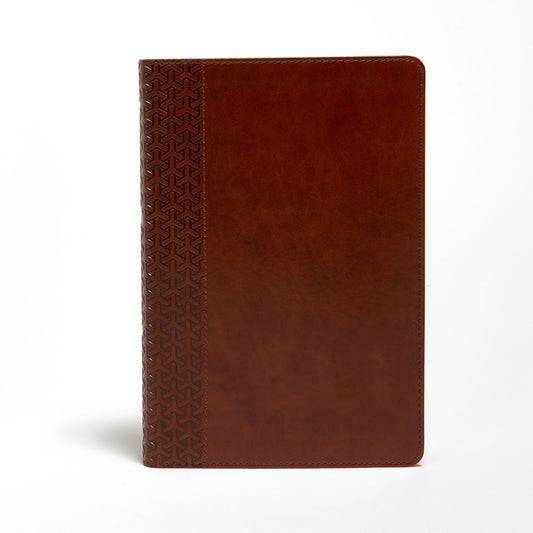 KJV Everyday Study Bible, British Tan Leathertouch - Ingram