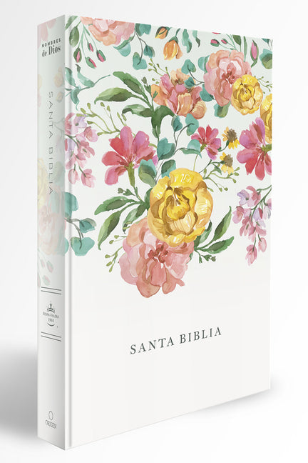 Biblia Reina Valera 1960 Tamaño Manual, Tapa Dura, Flores Rosadas / Spanish Bible Rvr 1960 Handy Size, Lp, Hc, Pink Flowers (Reina Valera Revisada 196 - Ingram