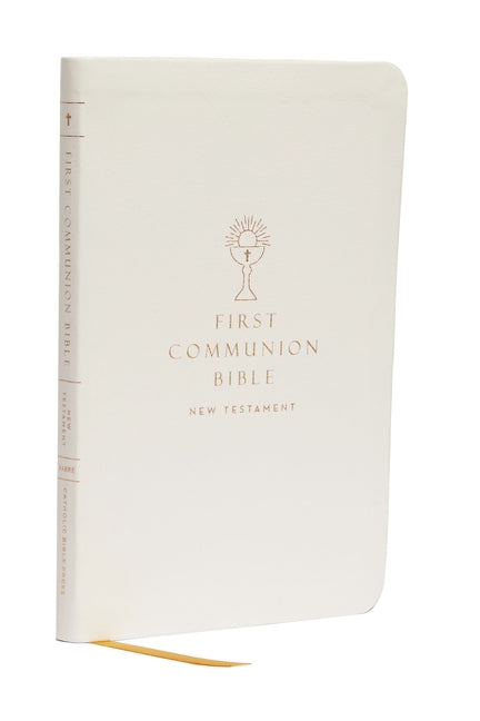 Nabre, New American Bible, Revised Edition, Catholic Bible, First Communion Bible: New Testament, Leathersoft, White: Holy Bible - Ingram
