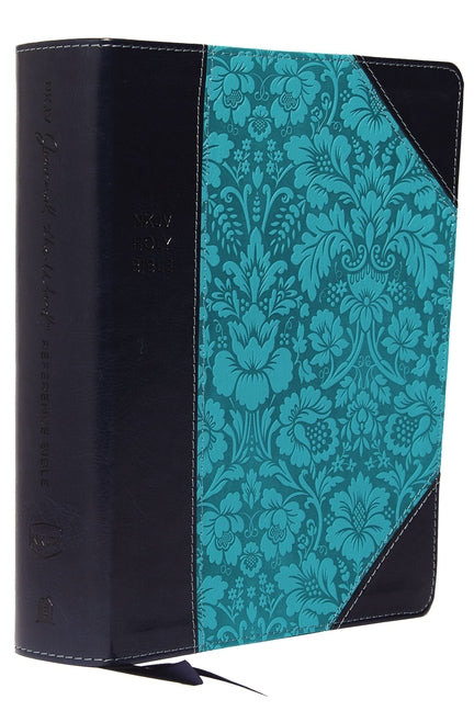 NKJV, Journal the Word Reference Bible, Imitation Leather, Blue, Red Letter Edition, Comfort Print: Let Scripture Explain Scripture. Reflect on What Y - Ingram