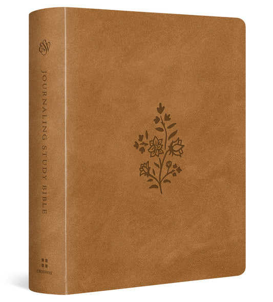 ESV Journaling Study Bible (Trutone Over Board, Nubuck Caramel) - Ingram
