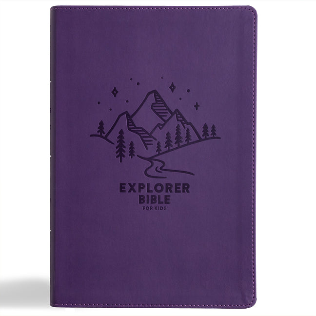 KJV Explorer Bible for Kids, Purple Leathertouch: Placing God's Word in the Middle of God's World - Ingram