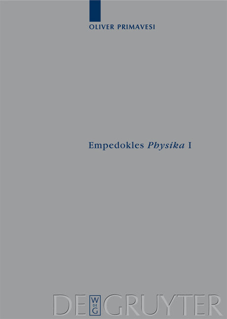 Empedokles "Physika" I - Ingram