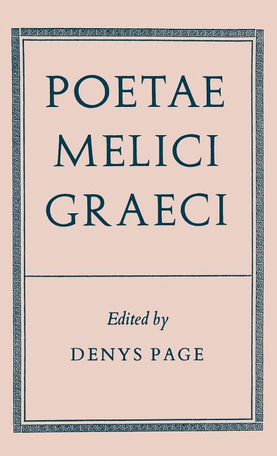 Poetae Melici Graeci - Ingram