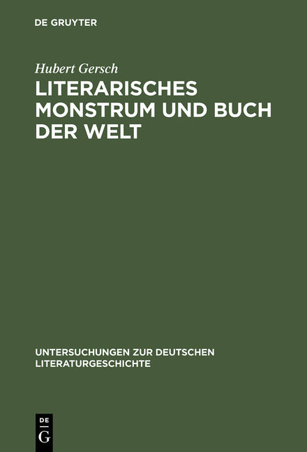 Literarisches Monstrum Und Buch Der Welt: Grimmelshausens Titelbild Zum »Simplicissimus Teutsch« (Reprint 2015) - Ingram
