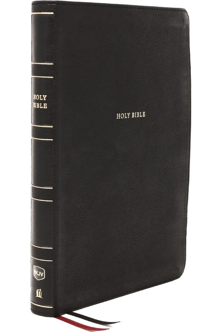 Nkjv, Thinline Reference Bible, Leathersoft, Black, Thumb Indexed, Red Letter Edition, Comfort Print: Holy Bible, New King James Version - Ingram