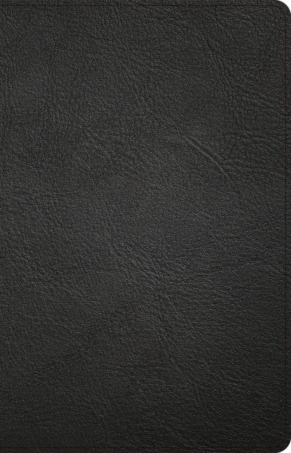 NASB Large Print Thinline Bible, Holman Handcrafted Collection, Black Premium Goatskin - Ingram
