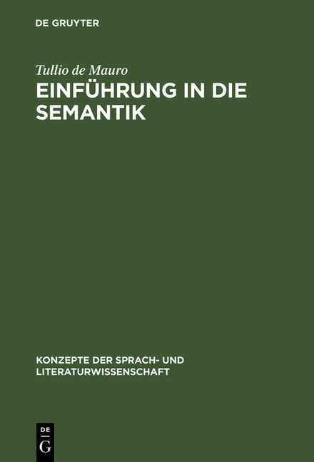 Einführung in die Semantik (Reprint 2016) - Ingram