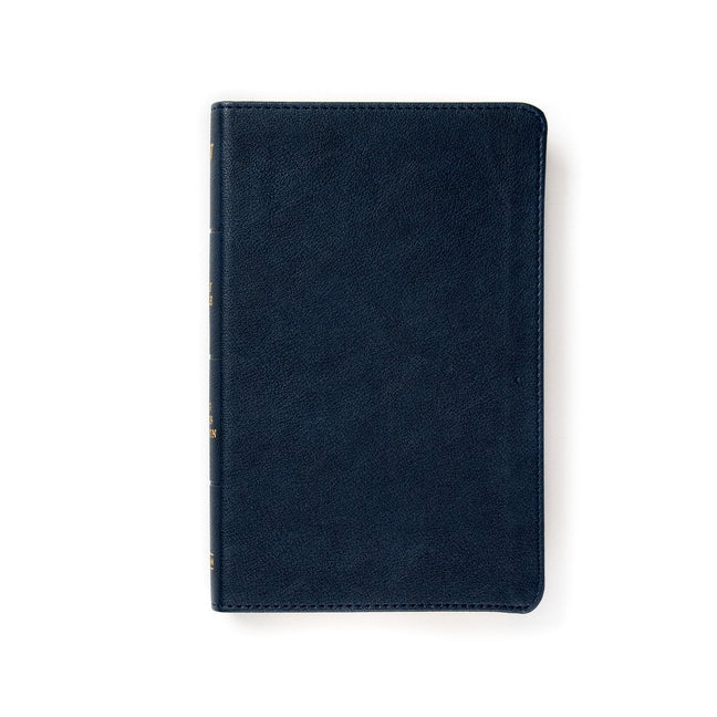 KJV Personal Size Bible, Navy Leathertouch - Ingram