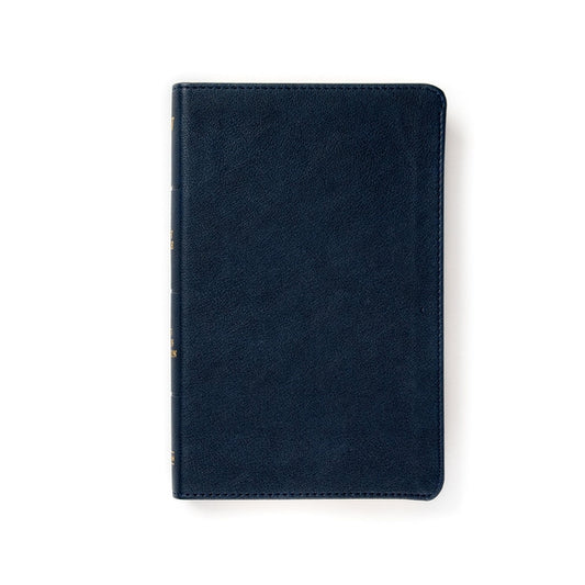 KJV Personal Size Bible, Navy Leathertouch - Ingram